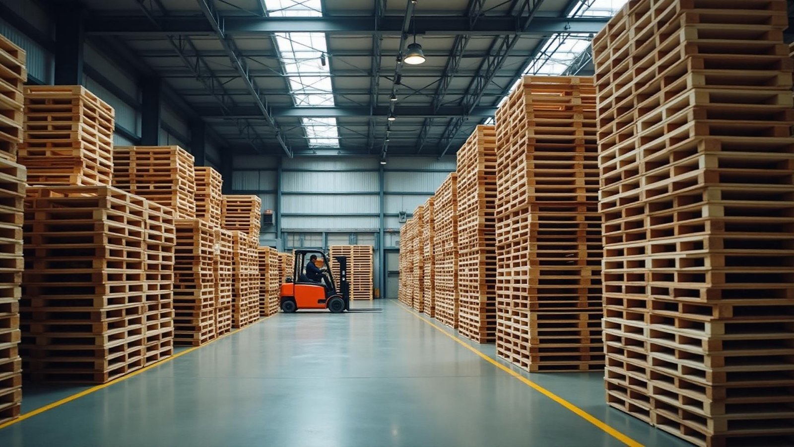 Pallet manufacturing facility